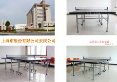 上海市股份有限公司安庆公司乒乓球台安装现场